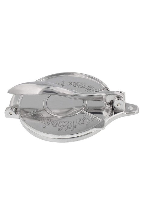 Aluminium Tortilla Press Silver 6.3inch