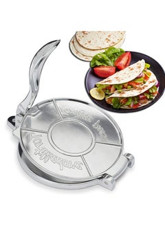 MIXDE Aluminium Tortilla Press Silver 6.3inch  - Image 2
