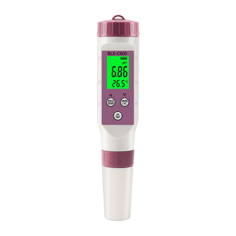 PH Meter Digital 7 in 1 PH/TDS/EC/ORP/SG/Salinity/Temp Meter with ATC 0.01 Resolution High Accuracy PH Tester for Drinking Water Hydroponics Fish Tank Aquarium Swimming Pool - Image 1