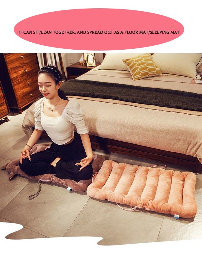 Aikenn Office Chair Sofa Car Seat Cushion Premium Plush PP Cotton Comfortable Cute Seat Cushion Non Slip Seat Cushion for Back Rocking Chair Cushion Cotton Back Support (Brown Monkey)  - Image 5