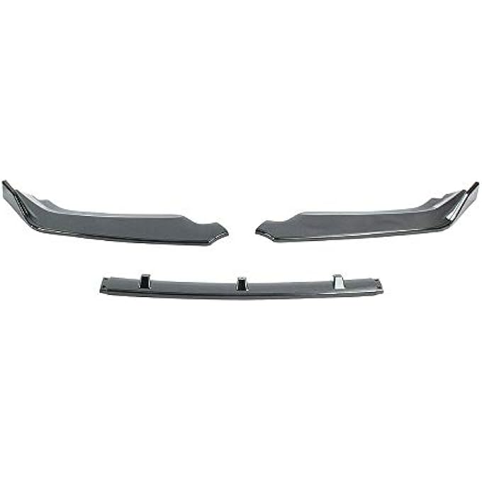 MUTUSAISI 3-Stage Front Bumper Lip fit for VW JETTA MK6.5 2015-2018 Splitter Trim Protection Spoiler Bright Black - Image 4