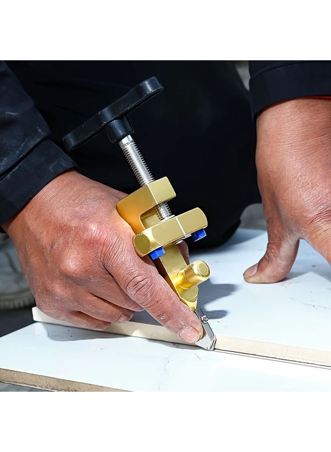 Manual Tile Cutter Titanium Alloy Glass Tile Border Opener Retractable Handle DIY - Image 5