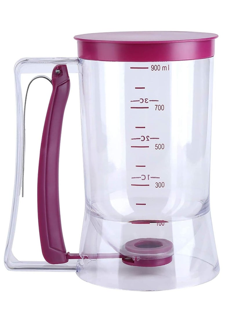 Elegant Home Pancake And Cupcake Batter Dispenser With Measurements Perfect For Making Cupcakes, Pancakes And Muffins - Image 2