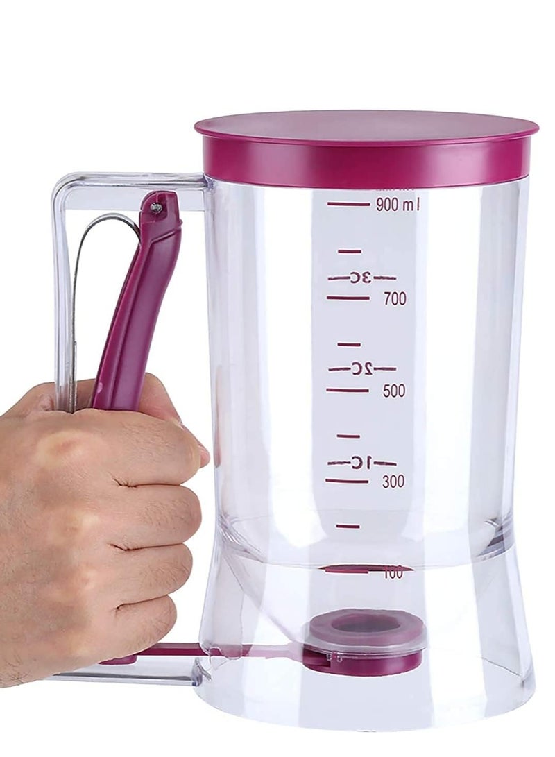 Elegant Home Pancake And Cupcake Batter Dispenser With Measurements Perfect For Making Cupcakes, Pancakes And Muffins - Image 5