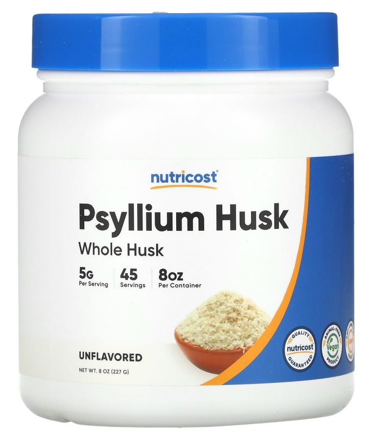 Psyllium Husk Whole Husk Unflavored 8 oz (227 g)