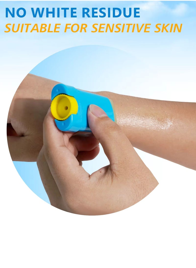 IKZEE - Invisible Sunscreen Stick SPF 50+ for Face and Body UVA UVB Protection Dry and Wet Application Dry Touch Formula with Vitamin E Long Lasting 80Min Water Resistant Sunscreen Cream 13.2g - Image 1