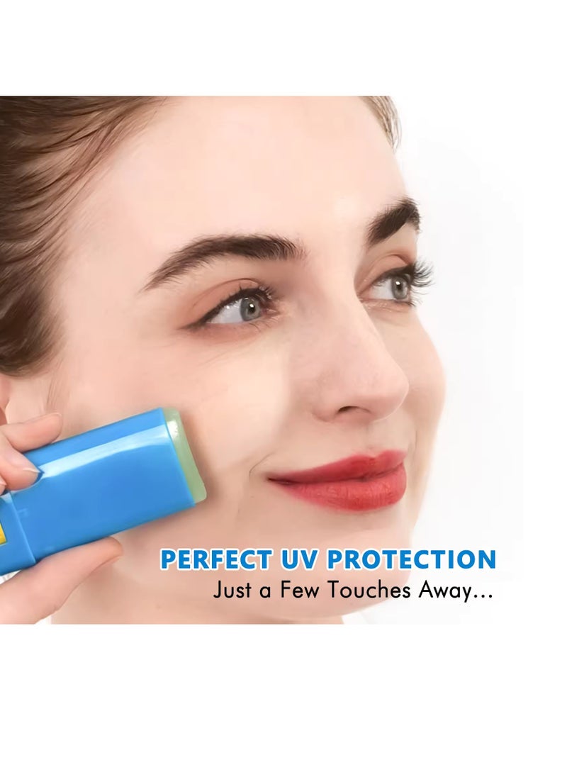IKZEE - Invisible Sunscreen Stick SPF 50+ for Face and Body UVA UVB Protection Dry and Wet Application Dry Touch Formula with Vitamin E Long Lasting 80Min Water Resistant Sunscreen Cream 13.2g - Image 1