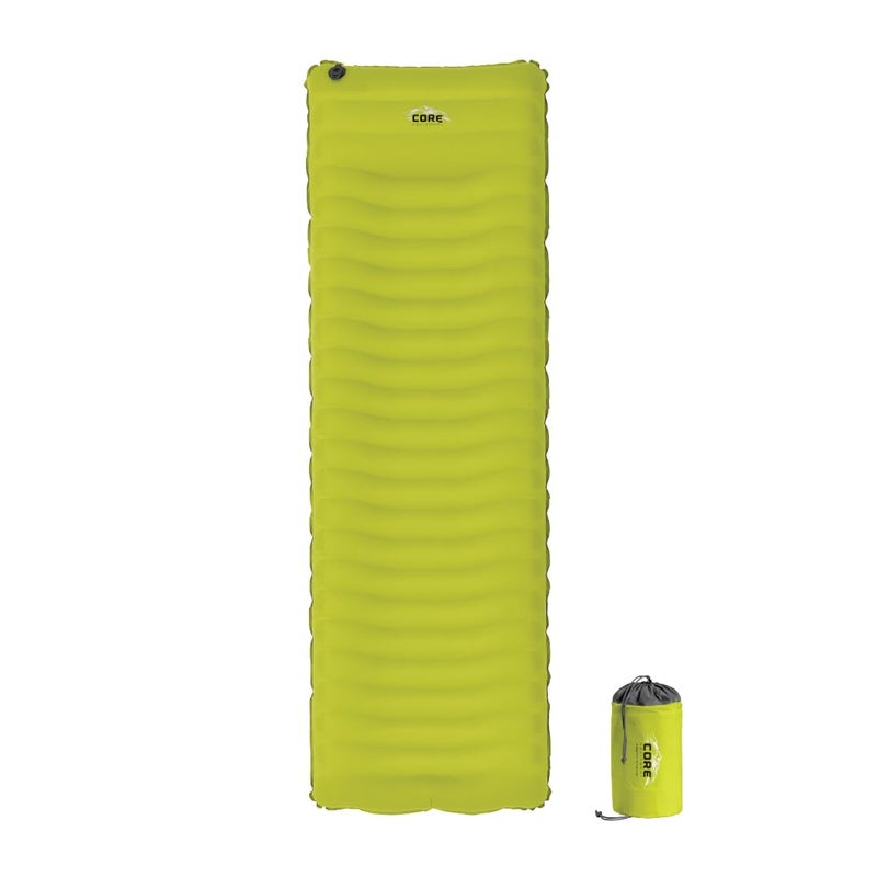 CORE Sleeping Pad for Camping | Perfect Ultralight Sleeping Mat for Tents & Camping Gear | Lightweight & Inflatable Blow Up Mattress for Travel, Hiking & Outdoor Use - Image 1
