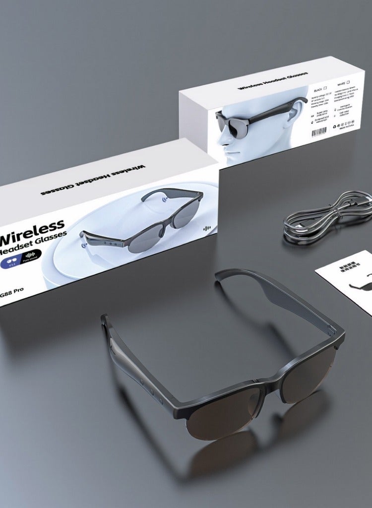 Smart Bluetooth glasses can be used as headphones to answer calls and listen to music. They can also be used as sunglasses for sun protection. They are suitable for outdoor sports, running, fishing, - Image 3