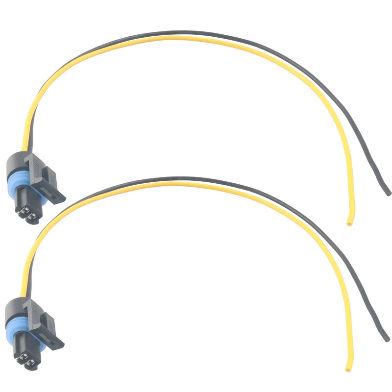 Updated PT2386 MultiPurpose Wire Connector Pigtail Plug 88862305 Compatible with Chevy Chrysler Buick Cadillac Dodge Ford GMC Honda Jeep Coolant Temperature Sensor Connector Headlight Harness2pcs