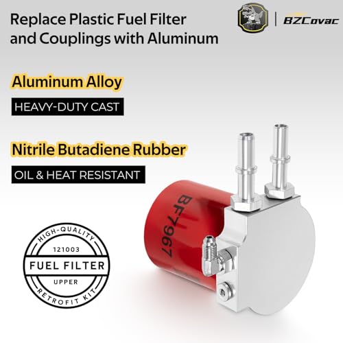Bzcovac 6.7 Powerstroke Fuel Filter Conversion Kit for Ford 2011–2025 F-250 F-350 F-450 F-550, Upper Filter Housing Retrofit Kit, 121003 - Image 4