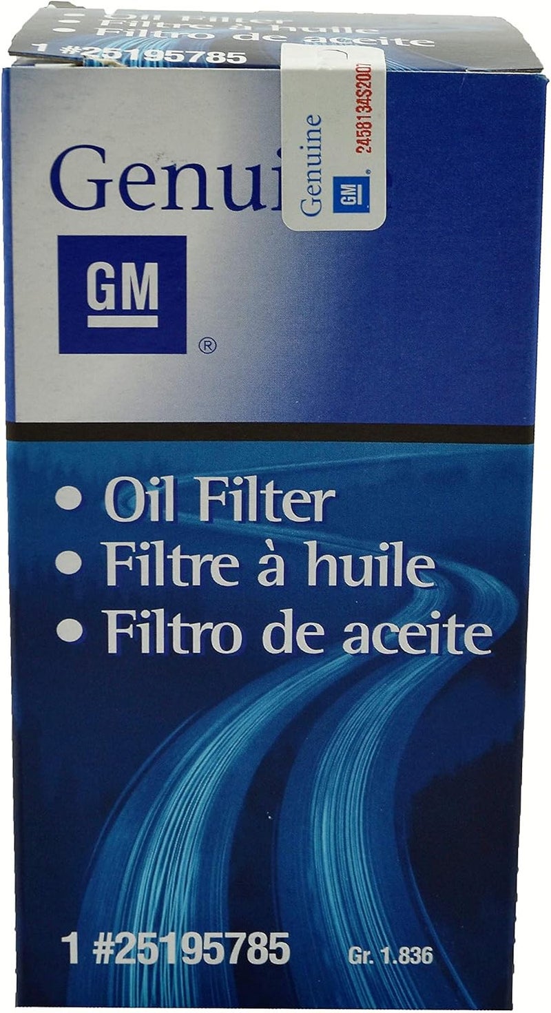 AcDelco Oil Filter for Buick Encore and Chevrolet Trax - OEM Part Number 25195785