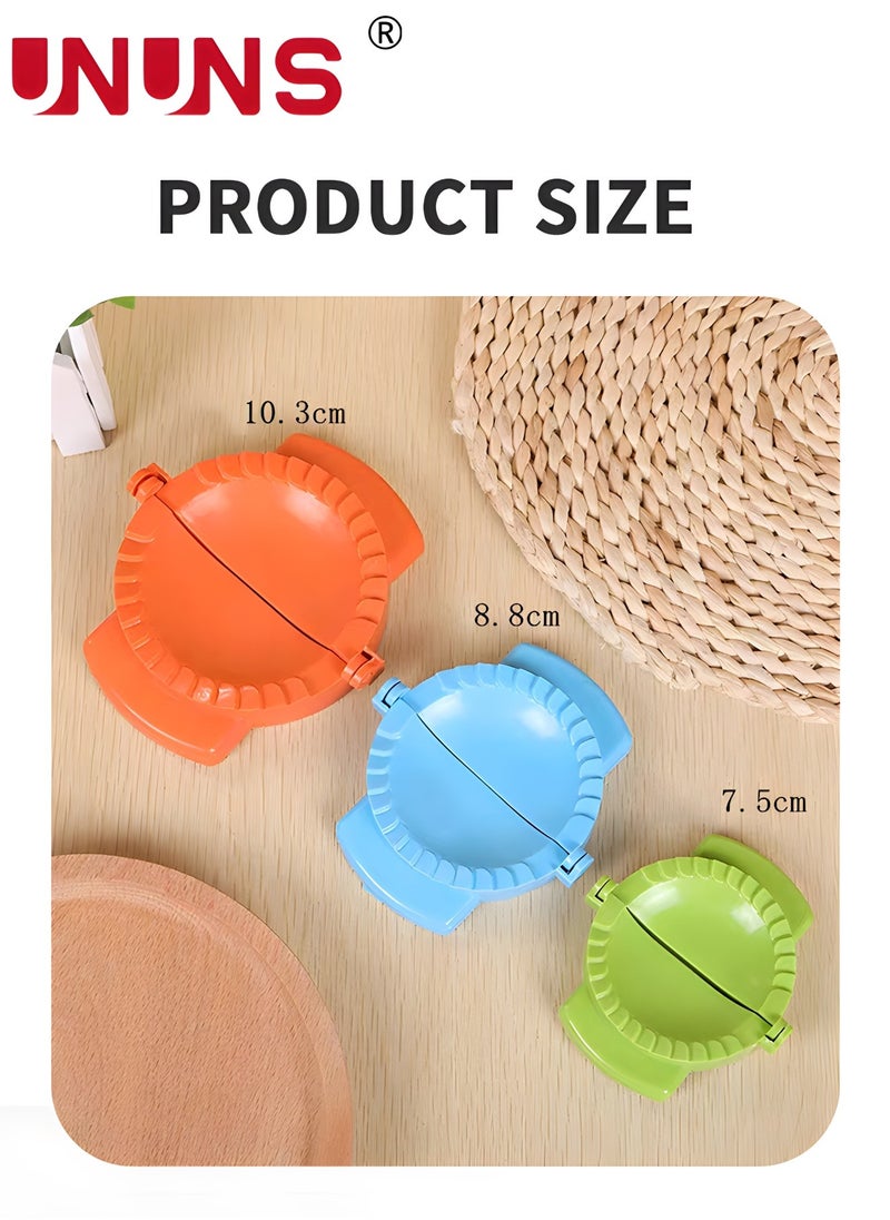 Dumpling Ravioli Maker,Set Of 3 Sizes Dumpling Maker Mold,Easy-tool for Dumpling Wrapper Dough Stamp Cutter Pastry Pie Making