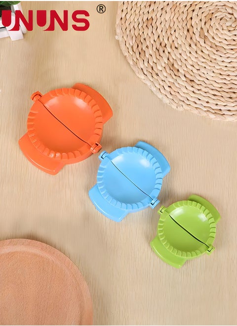 Dumpling Ravioli Maker,Set Of 3 Sizes Dumpling Maker Mold,Easy-tool for Dumpling Wrapper Dough Stamp Cutter Pastry Pie Making