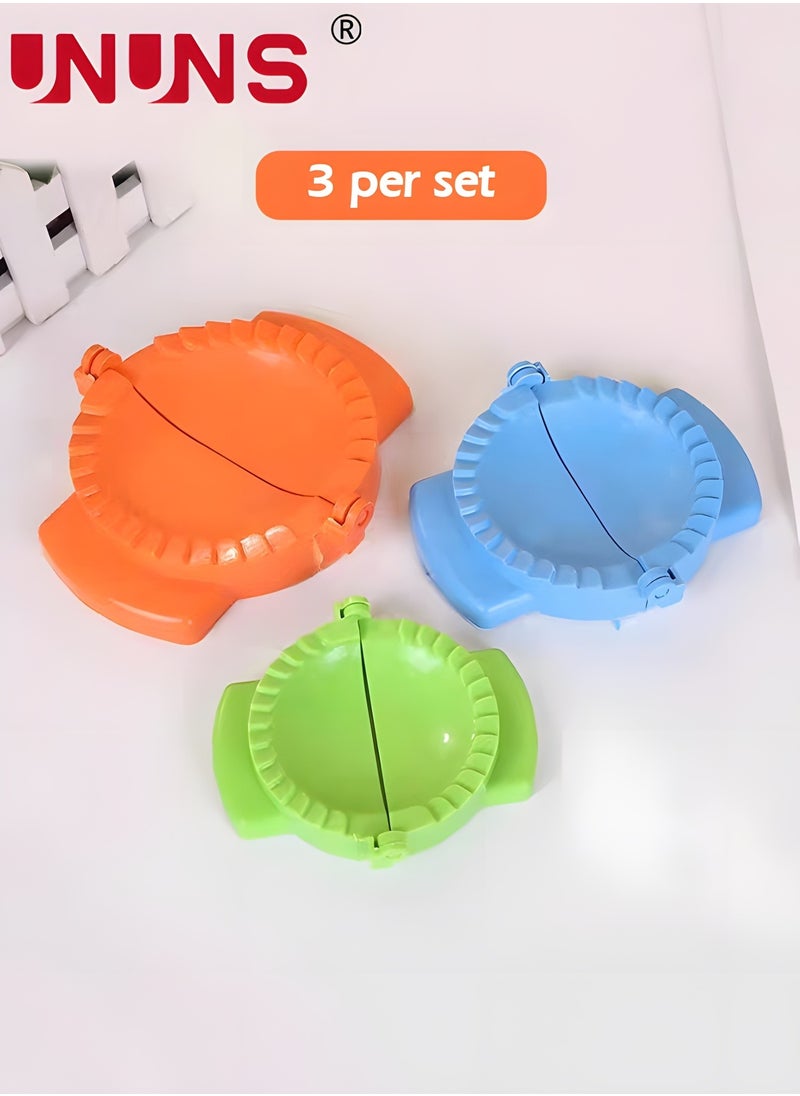 Dumpling Ravioli Maker,Set Of 3 Sizes Dumpling Maker Mold,Easy-tool for Dumpling Wrapper Dough Stamp Cutter Pastry Pie Making