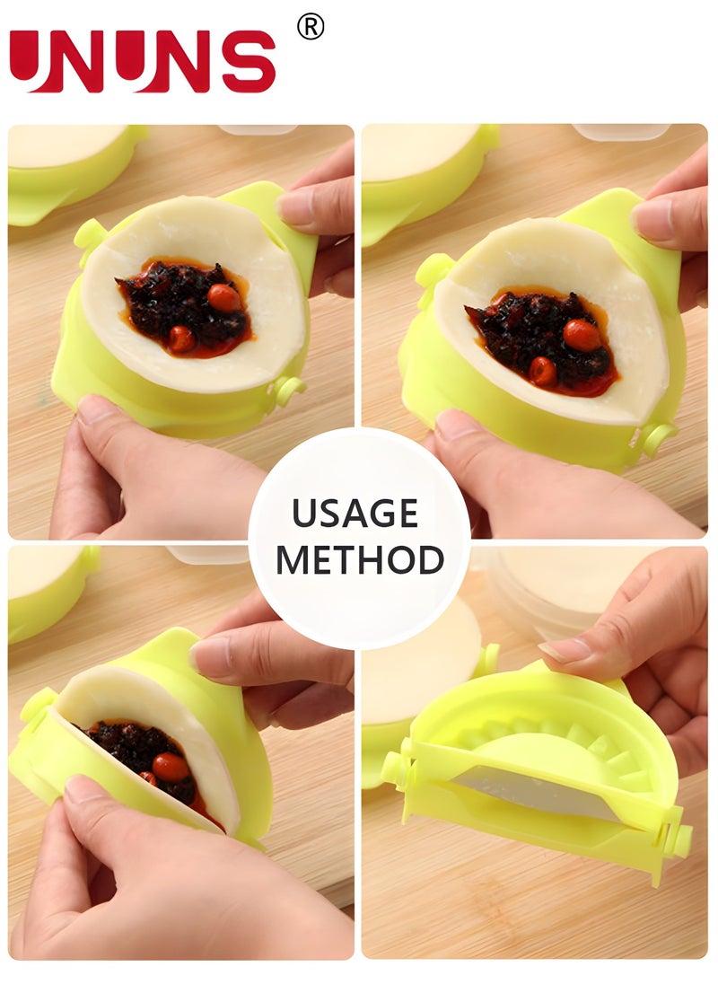 Dumpling Ravioli Maker,Set Of 3 Sizes Dumpling Maker Mold,Easy-tool for Dumpling Wrapper Dough Stamp Cutter Pastry Pie Making