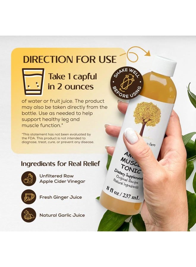 Caleb Treeze Organic Farms Stops Leg & Foot Cramps 8 oz (2 Pack) (2 Items) - Image 5