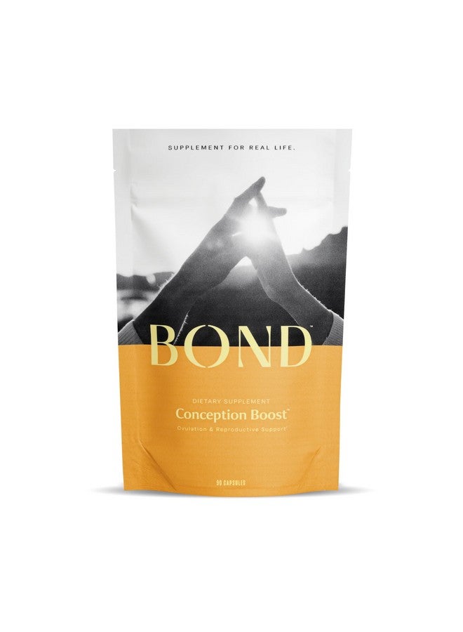 BOND Conception Boost - Fertility Supplements for Women for Ovulation, Egg Quality, and Fertility Support - Probiotics for Women, Prenatal Vitamins for Women - Folate, CoQ10, Choline - 30-Day Supply - Image 1