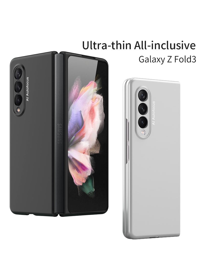 LEEKA Samsung Fold 3 Luxury Case Slim Flip Full Cover For Samsung Galaxy Z Fold 3 Case Anti-knock Plastic Matte Hard Cover For Samsung Galaxy Z Fold 3  - Image 3