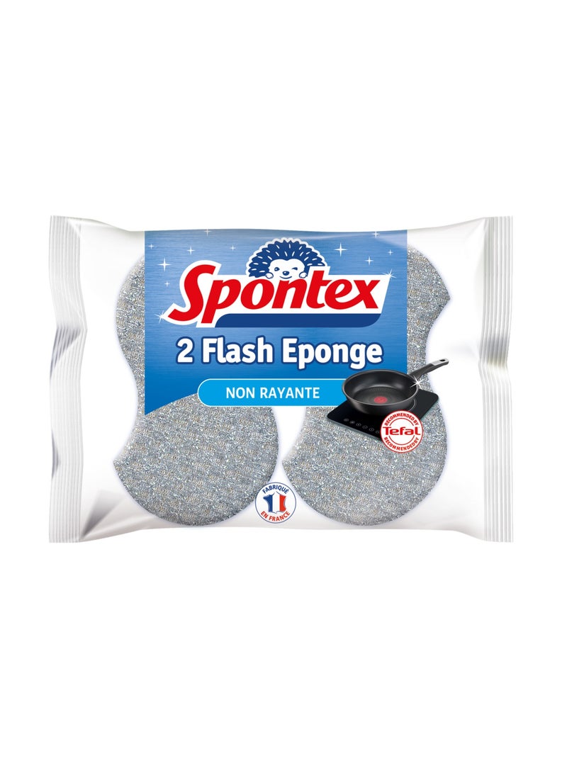 Spontex Flash Sponge 2Pcs - Image 1