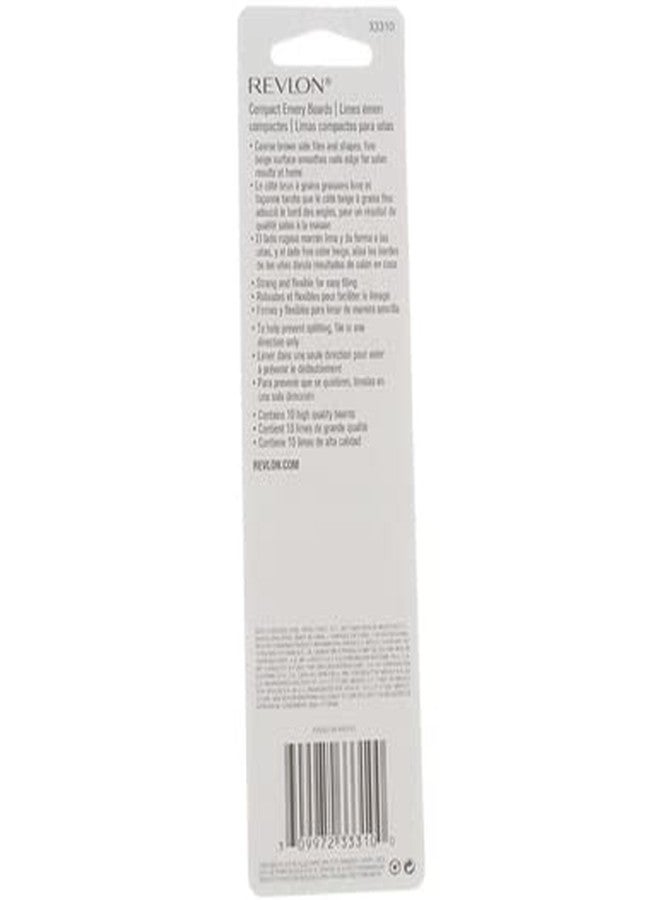 Revlon Compact Emory Boards 10 ct (33310) - Pack of 3 - Image 5