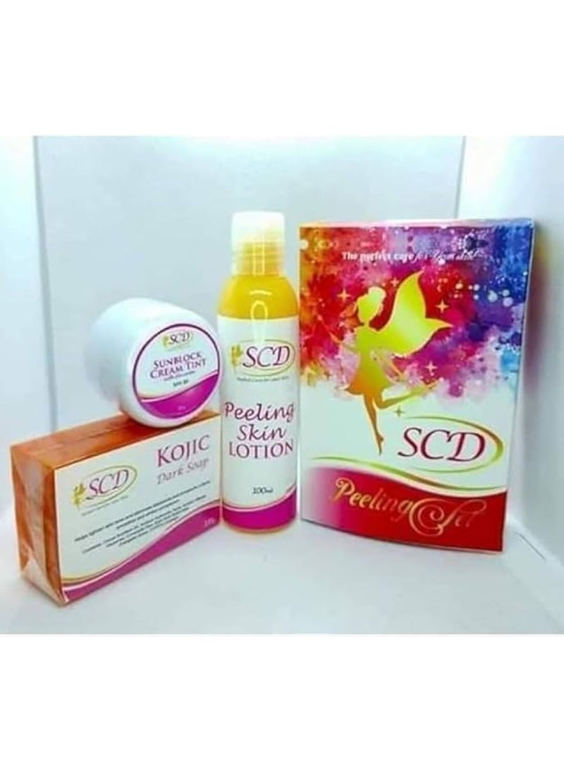 SCD مجموعة لوشن تقشير SCD وكريم واقي من الشمس وصابون 50 مل - Image 3