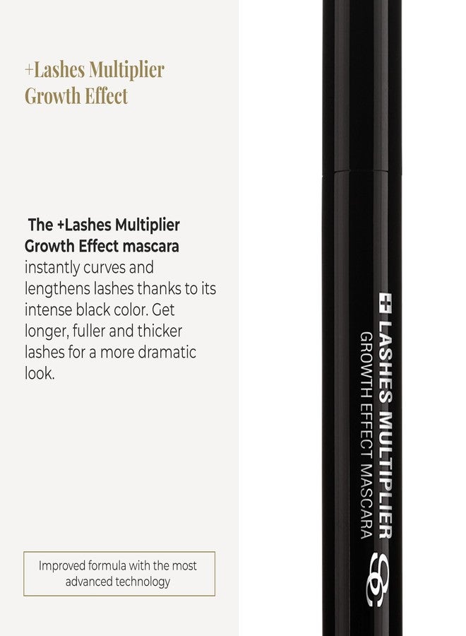 SALERM - Mascara - +Lashes Multiplier - 9 ml - Curls and Lengthens Lashes - No Clumping - Enhances Lash Growth - Intense Black Color - Image 2