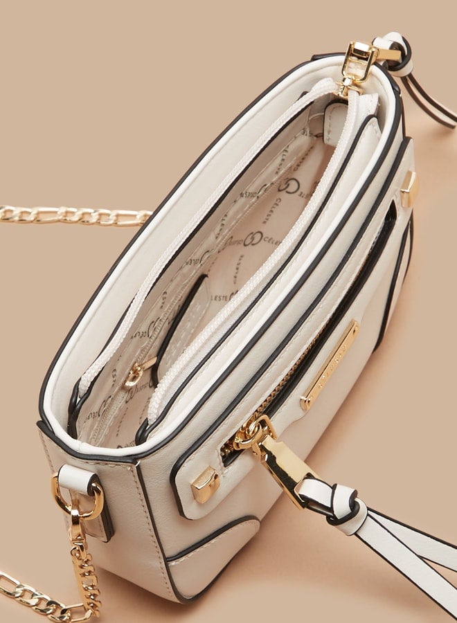 Celeste Women's Crossbody Bag with Detachable Chain Strap  - Image 4