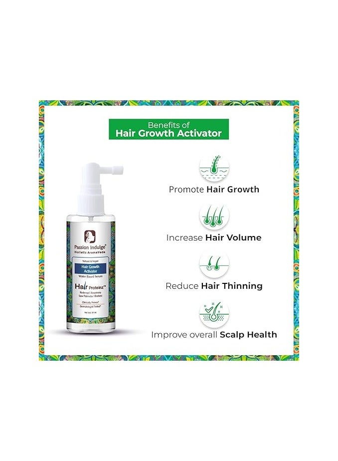 Passion Indulge Hair Growth & Anti-Grey Hair Serum Combo | With Redensyl, Rosemary, Saw Palmetto & Brahmi for Hair Growth | Arcolys, Amla & Black Tea for Premature Greying | Unisex | 2 x 50ml - Image 5