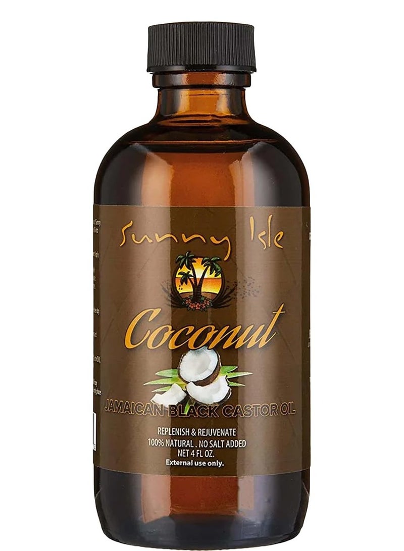 صاني آيل زيت جوز الهند الخروع الأسود الجامايكي 4 أوقية - Image 1