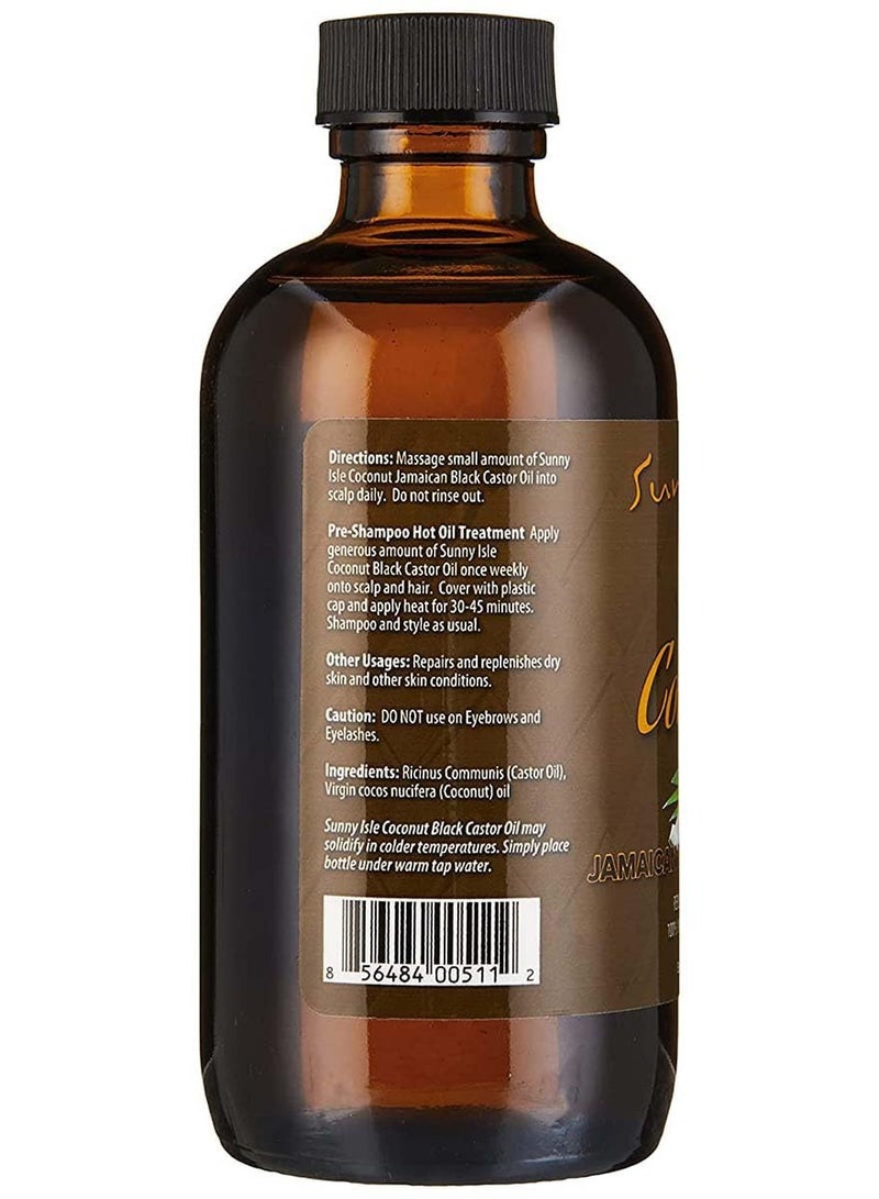 صاني آيل زيت جوز الهند الخروع الأسود الجامايكي 4 أوقية - Image 3