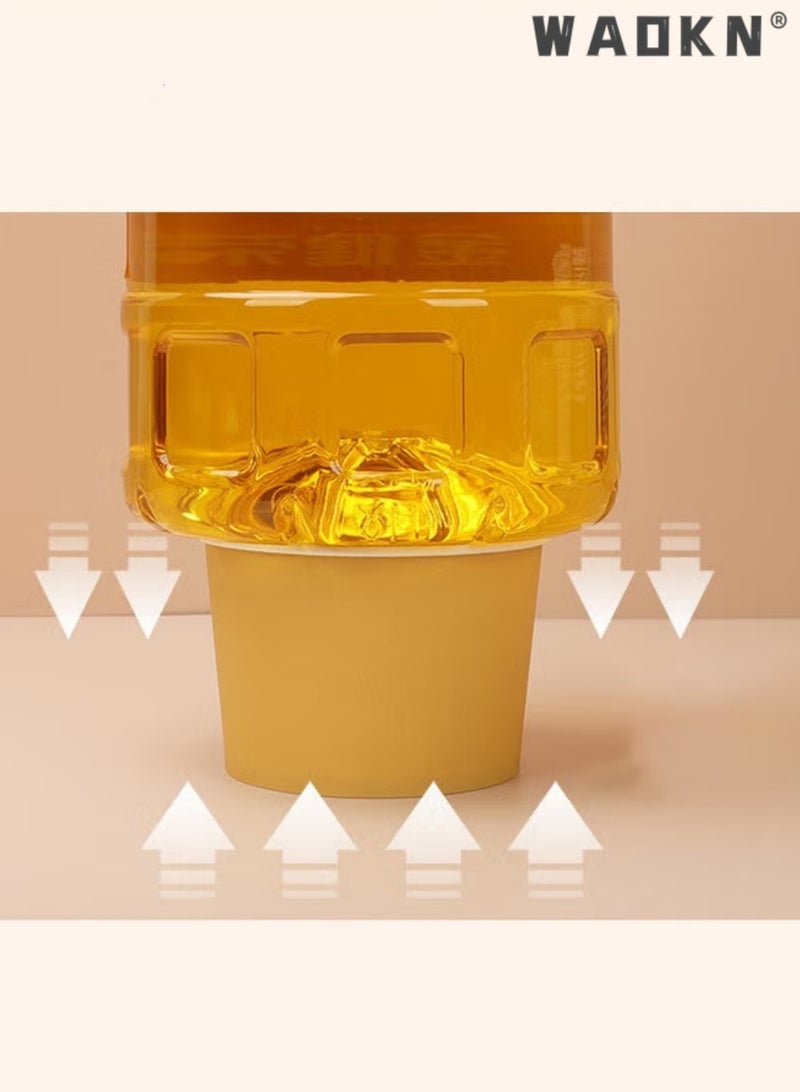 دبليو أيه أو كي أن 50 قطعة من أوعية ورقية للاستخدام مرة واحدة مع غطاء، صندوق طعام من لب الخشب السميك، صندوق تغليف ورقي من تاكاماتسو، 450 مل - Image 5