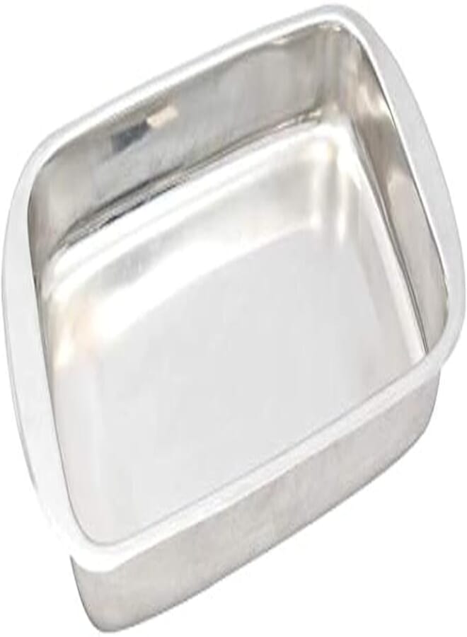 Younesteel Rectangular Oven Tray (Silver, 2)