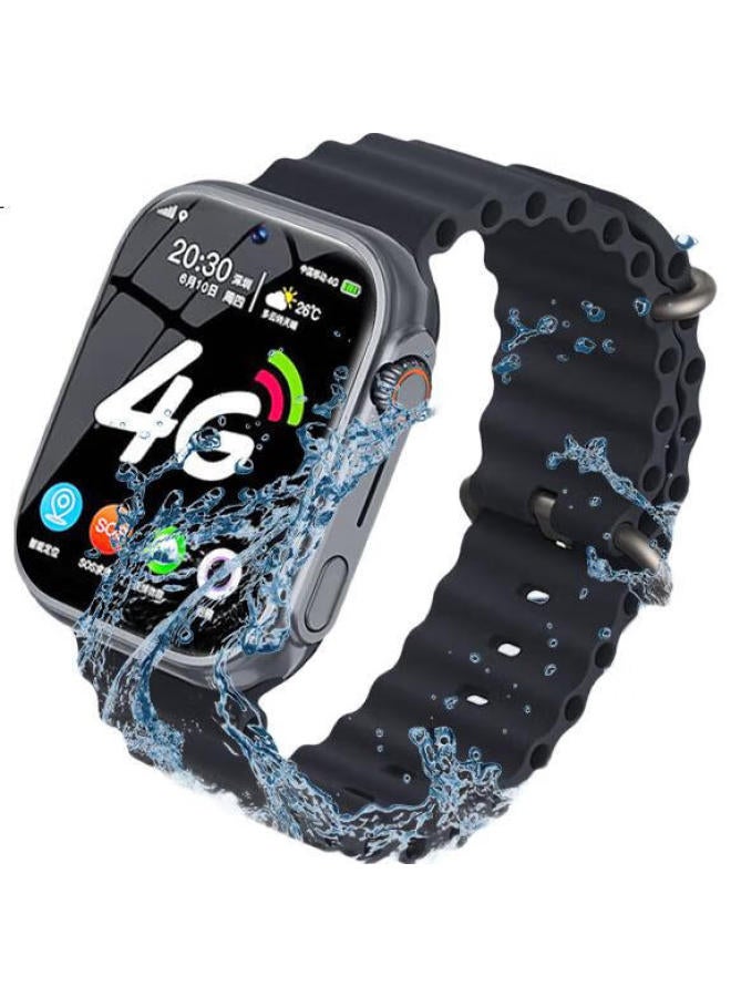 Ozing Xing [Upgraded Large Screen] Smart Phone Watch For Children, 4G Cartoon Design For Teenagers, Middle And High School Students, All Network Compatible, China Mobile And China Telecom Version, Swimming-Grade Waterproof, Wifi Positioning - Image 1