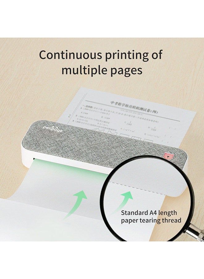 PeriPage - 2 Rolls Thermal Paper Compatible withA40 Thermal Printer Quick-Dry Perfect for Photo Picture Receipt Memo PDF File Webpage Printing Instant Photo Printer 210x30mm 7.45m/24.4ft - Image 1