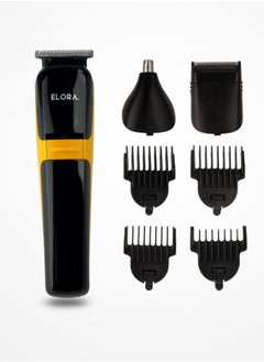ELORA Elora  Rechargeable Trimmer for Men, 3 in 1 Men's Electric Shavers Razors. Face Nose Sideburn Trimmer Shaving Kit ELPC-1878 Black  - Image 3
