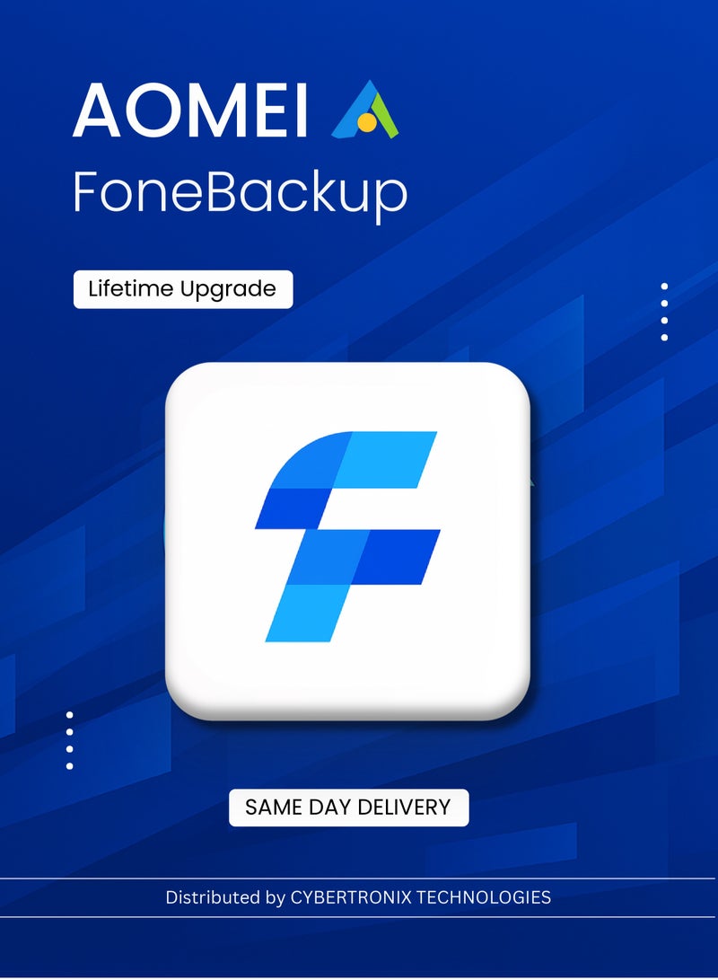 AOMEI AOMEI FoneBackup |  Lifetime Upgrade | Digital License | SAME DAY DELIVERY