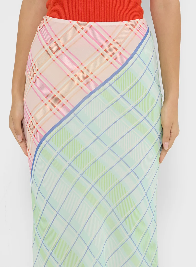 MANGO High Waist Skirt