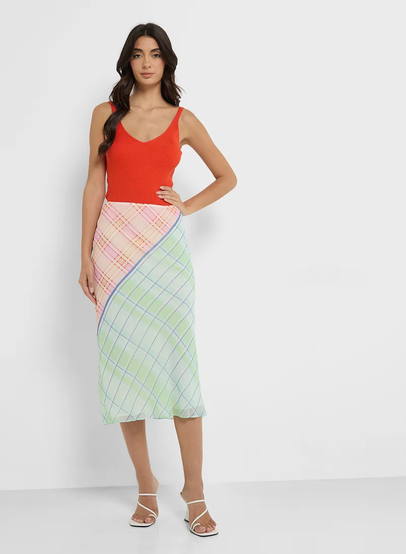MANGO High Waist Skirt