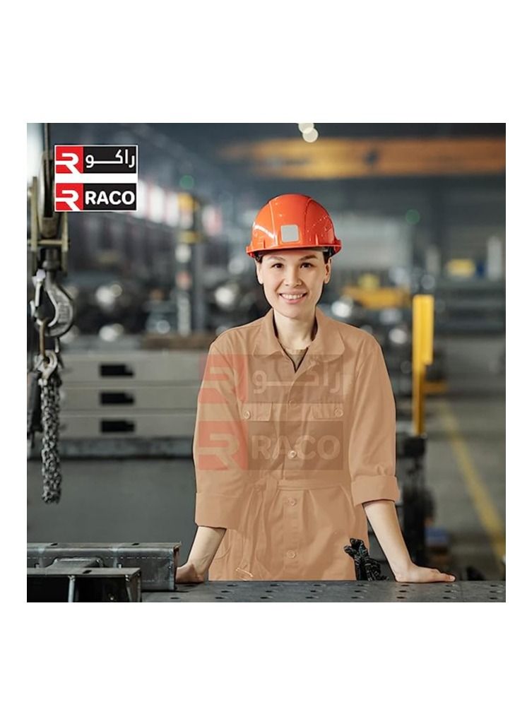 RACO RACO Industrial Coverall Long Sleeves Pre-Shrunk 190GSM 100% Twill Cotton  XXXL  - Image 3