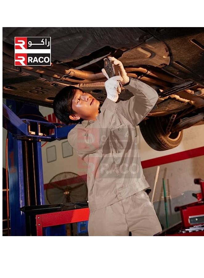 RACO RACO Industrial Coverall Long Sleeves Pre-Shrunk 190GSM 100% Twill Cotton  XXXL  - Image 2
