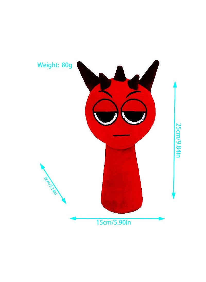 Y&D Sprunki Plush Toys, Sprunky Wenda & Gray Plushies Pillow Stuffed Animal Figure Dolls for Game Fans Gifts for Kids  - Image 2