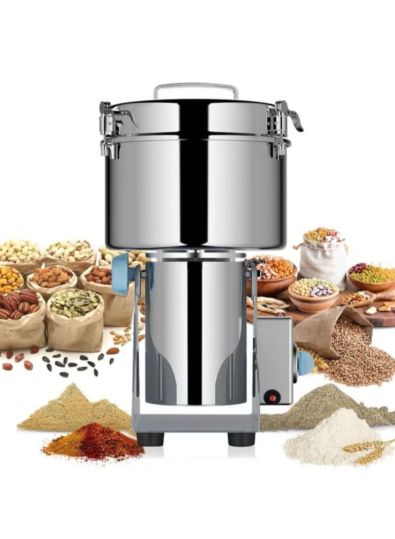 دينكس مطحنة كهربائية 800 جرام بقدرة 3200 واط ، مطحنة قهوة كهربائية للحبوب والتوابل والطعام الجاف (مع 22 قطعة اضافية قطع غيار) - Image 5