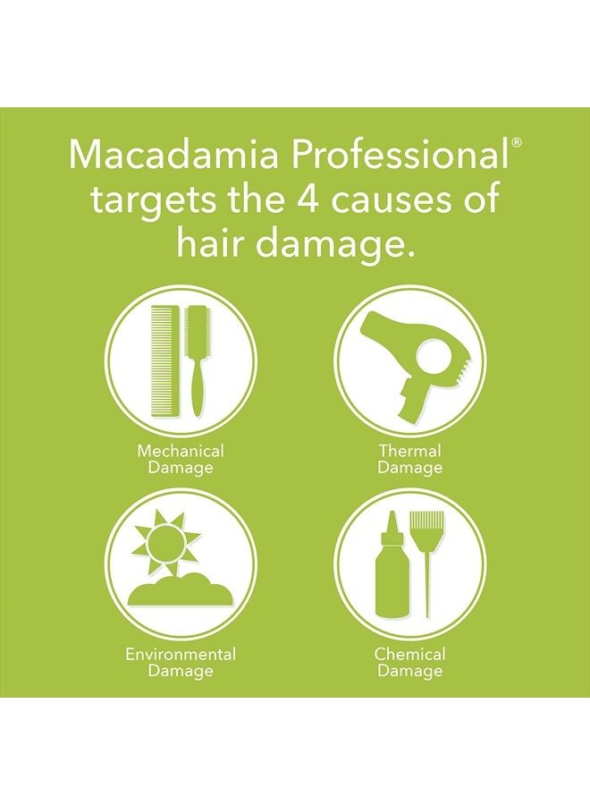 Macadamia Professional Hair Care Sulfate & Paraben Free Natural Organic Cruelty-Free Vegan Hair Products Weightless Repair Hair Conditioner, Green, Conditioner, 33.8 Fl Oz - Image 5