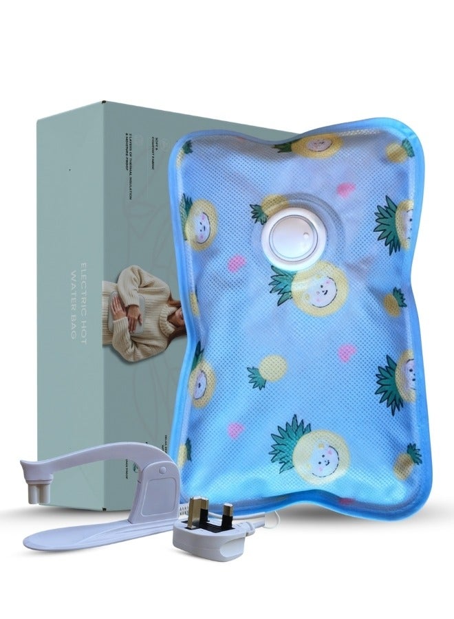 Breeze & Ripples Electric Fleece Cartoon Pattern rechargeable heating water bags for pain relief - Image 1