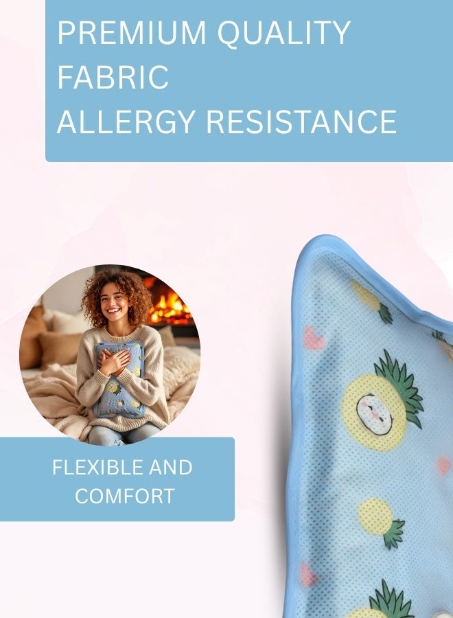 Breeze & Ripples Electric Fleece Cartoon Pattern rechargeable heating water bags for pain relief - Image 3