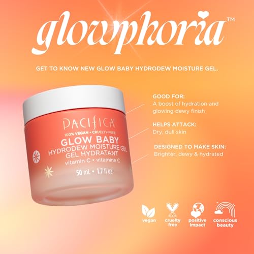 Pacifica Glow Baby Hydrodew Gel Moisturizer – Vitamin C & Niacinamide Dewy Face Gel for Glowing Skin, Lightweight Oil-Free Daily Moisturizer for Brightening & Hydration, Vegan & Clean Beauty Formula - Image 5