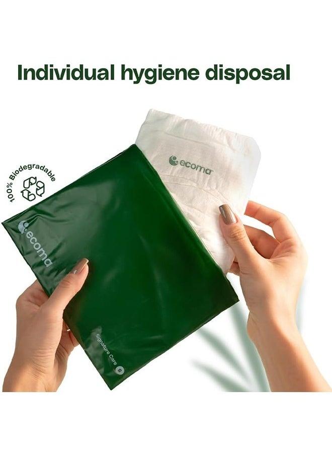 Ecoma Plant Based, Hypoallergenic Baby Diapers Size 3(6-11Kg), Medium | Chemical Free | Day & Overnight | Luxuriously Soft| Suitable for Sensitive Skin | Unscented | Hygienically Sealed |  45% plant based  - Image 4