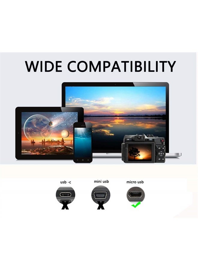 CERRXIAN USB Micro Male to Micro Male OTG Adapter Cable (1m)