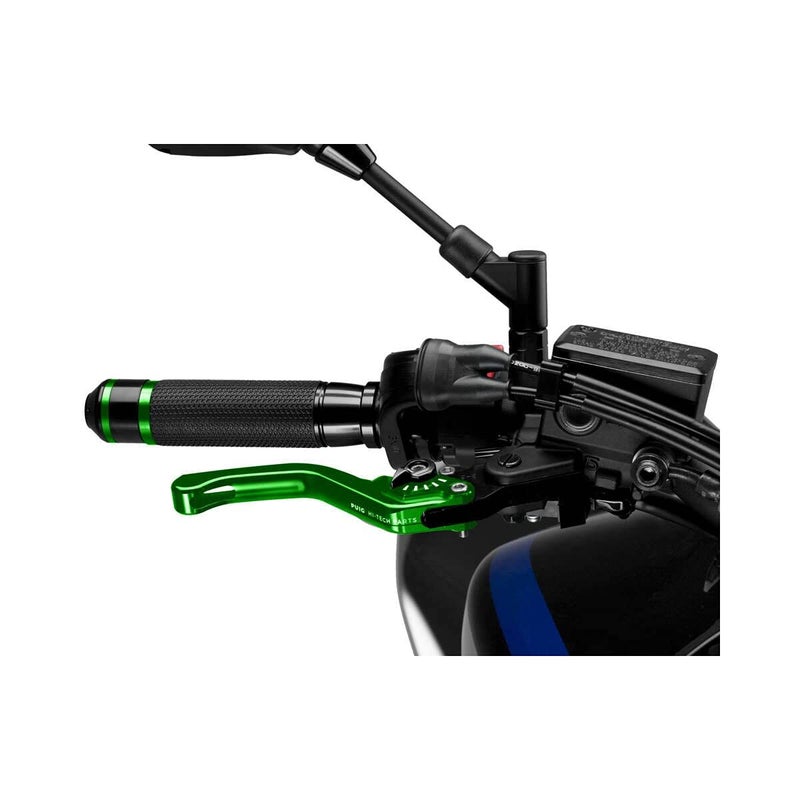 Puig Short Brake Lever 3.0. Green/Select. Black - Image 2
